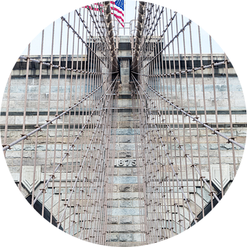 Brooklyn Bridge New York Way up High van Inge van den Brande