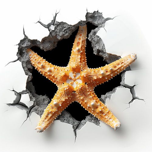 Seesterne von der Wand