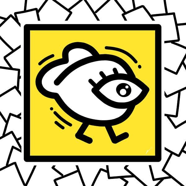 In Yellow van 'A Doodle a Day'