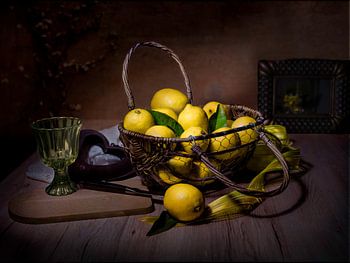 Zitronen im Korb