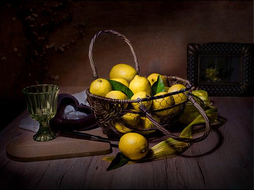 Zitronen im Korb