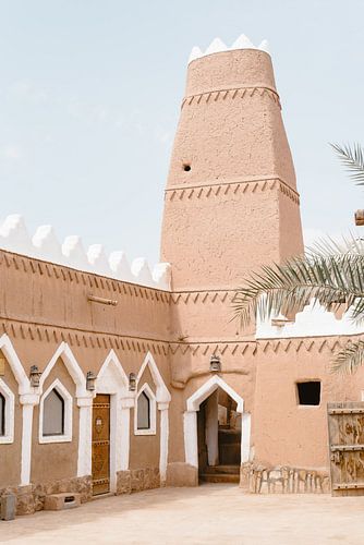 Oude lemen stadje in Saoedi-Arabië