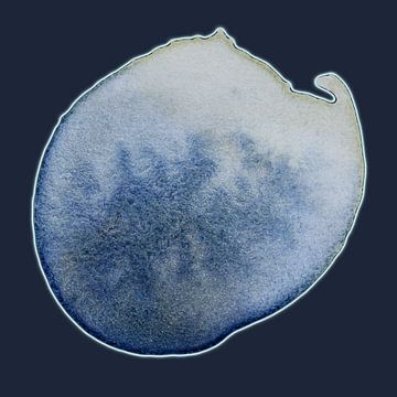 Soft Tide Aqua Mineral 963 – Blue Motion Abstracte Wandkunst