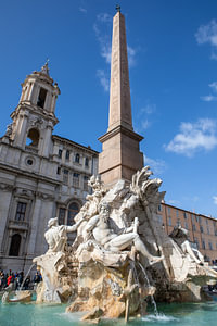 Rom - Fontana di Fiumi auf der Piazza Navona