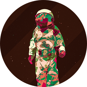 Spaceman AstronOut (Bruin) van Gig-Pic by Sander van den Berg