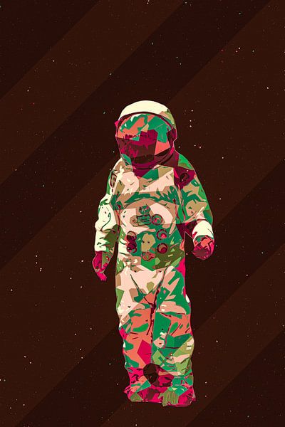 Spaceman Astronout (Brown) by Gig-Pic by Sander van den Berg