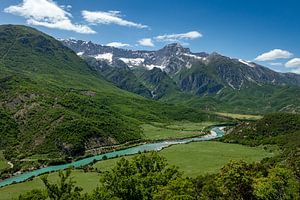 Vjosa-Tal in Albanien
