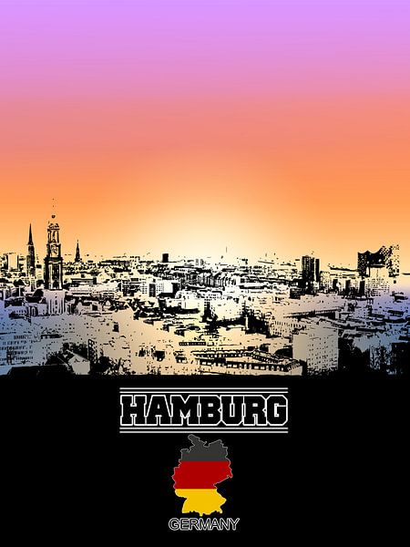 Hamburg von Printed Artings