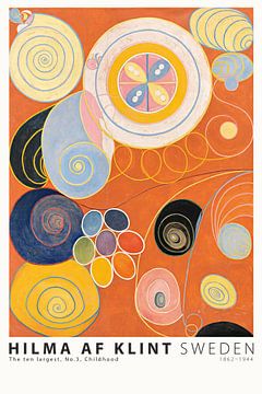 Hilma AF Klint - De tien grootste, nr.3, Kinderjaren