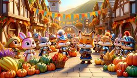 Happy Thanksgiving in the animal kingdom by artefacti