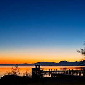 Silence matinal au bord du lac VIII sur artpictures.de