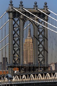 Manhattan Bridge New York van Kurt Krause