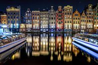 Amsterdam Maisons sur le Damrak par Fotografiecor .nl Aperçu