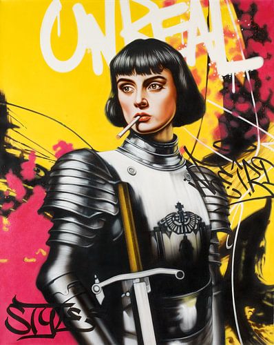 Jeanne has become a smoker painting