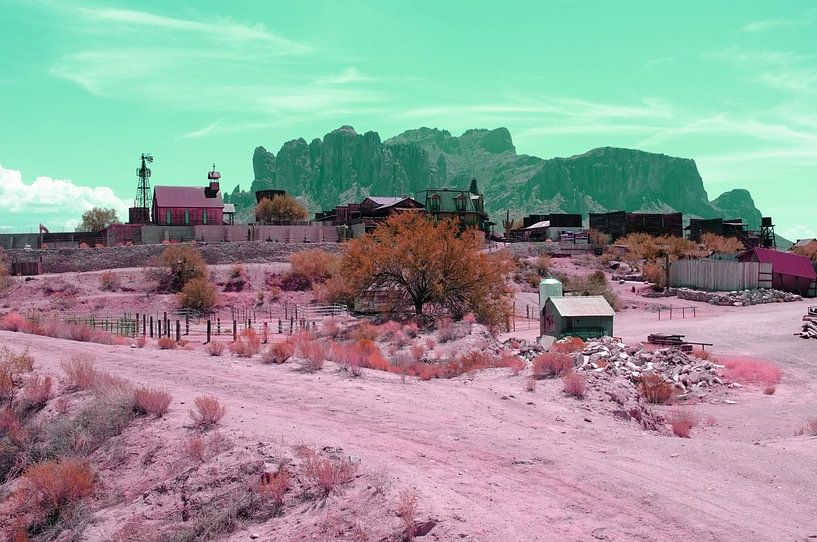 Village in the American West by Luci Boreali