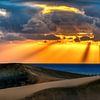 HDR zonsondergang by W J Kok