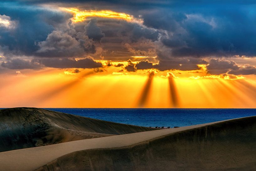 HDR zonsondergang van W J Kok