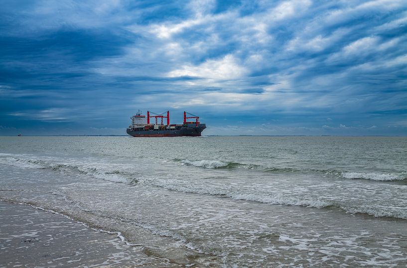 Containerschiff Nordserena Zoutelande von MSP Canvas