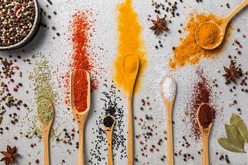 Herbs Spices and Spoons by Thomas van Galen