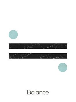 Balance - Skandinavische Wanddekoration