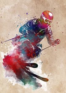 Skisport Kunst #Ski #Sport