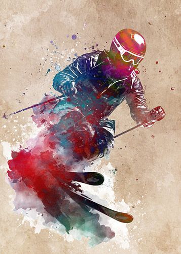 Skisport kunst #ski #sport