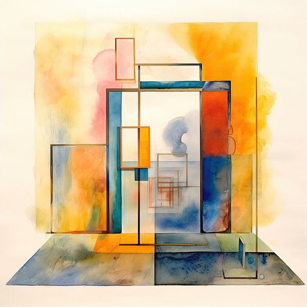 Kantoor van Abstract Schilderij