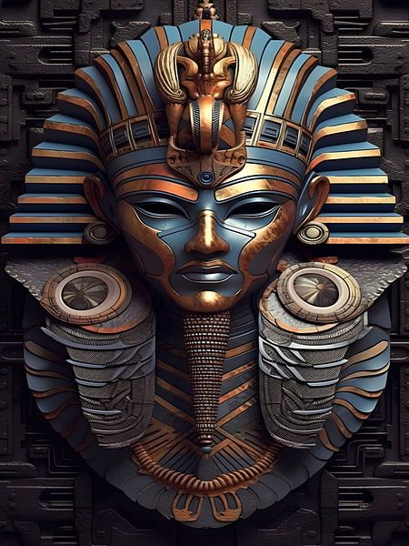 Farao Hoofd van Art Kingdom
