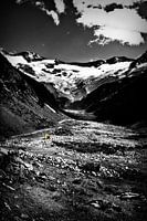 Working in the mountains
