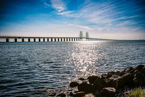 Gouden Schitteringen: Magische Avond op de Oresundsbron