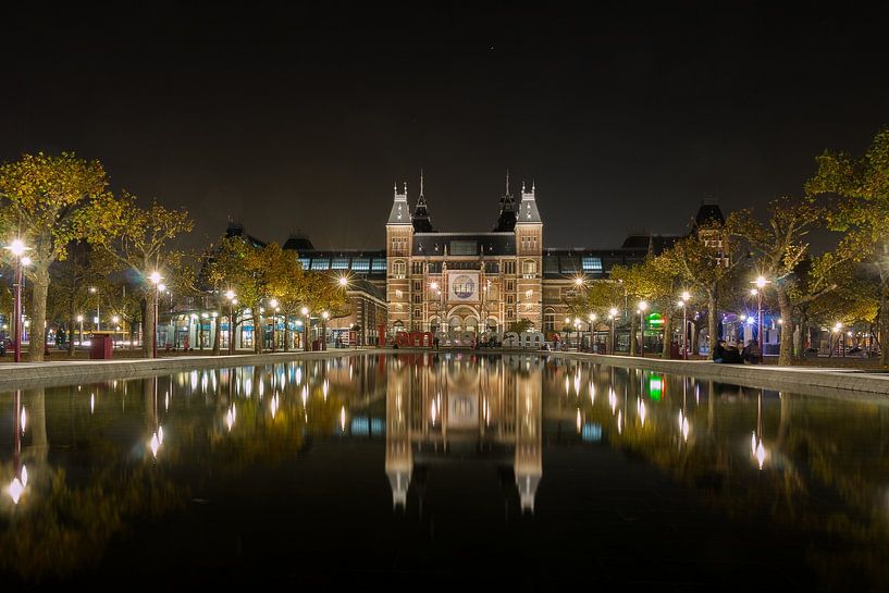 Le Rijksmuseum de nuit par HG (Huub) van der Zee