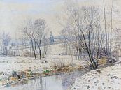 Flusslandschaft in Hessen, PAUL BAUM, Ca. 1880 von Atelier Liesjes Miniaturansicht