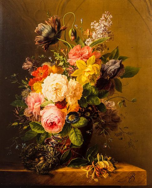 bloemstuk,  Oude meesters van Geertjan Plooijer