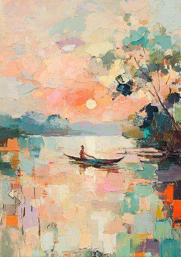 Boot op rustig water