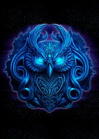 owl in the night by ahmad hanan attaki