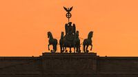 Sonnenuntergang am Brandenburger Tor von Henk Meijer Photography Miniaturansicht