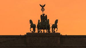 Sonnenuntergang am Brandenburger Tor