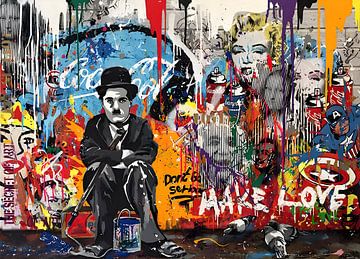 Make Love Banksy van Artstyle