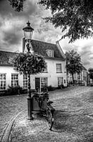 Havik historisch Amersfoort zwartwit