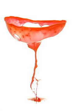 Orangefarbenes Cocktailglas von Demitry Schmaloer