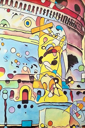 Rome is colourful, motif 3