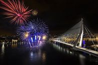 Feux d'artifice Pont Erasmus Journées mondiales du port de Rotterdam par Prachtig Rotterdam Aperçu