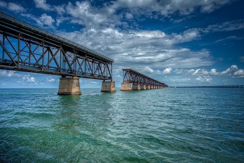 Key West Old Railroad Bridge by Marcel Wagenaar