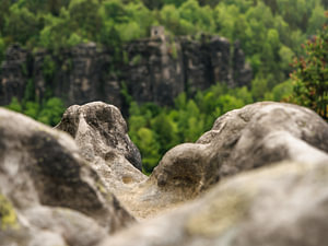 Bielatal in der Sächsischen Schweiz - Aussicht Richtung Kaiser-Wilhelm