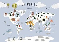 Carte du monde pour les enfants