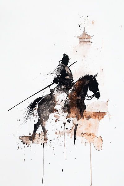 Japanse krijger van Charles Bijl