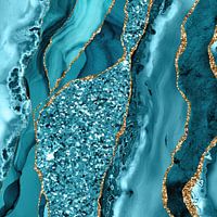 Agaat glitter oceaan textuur 11
