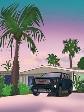 Twilight Drive - Mid-Century Modern in Tampa by Art Prints