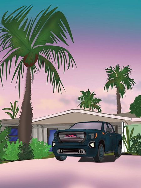 Twilight Drive - Mid-Century Modern in Tampa by Art Prints
