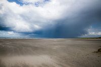 Dark clouds pack together